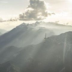 Flugwegposition um 16:34:22: Aufgenommen in der Nähe von St. Nikolai im Sölktal, 8961, Österreich in 2440 Meter